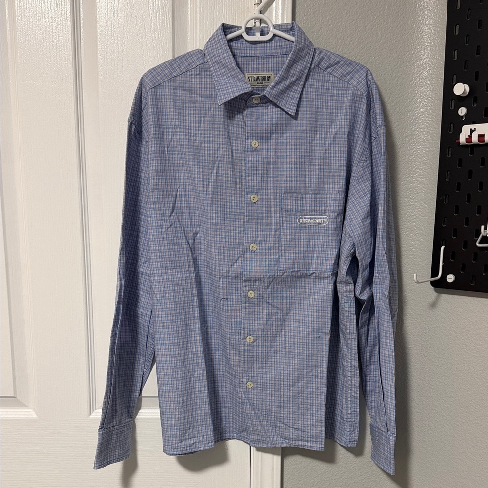 Strawberry Button Up Shirt